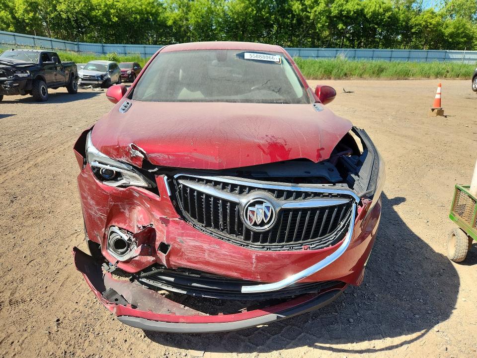 2019 Buick Envision VIN LRBFXBSA9KD058125 COPART salvage auction — FRONT END, Mi - Certificate Of Title, sold $250 on 2026-07-22 (photo 5)