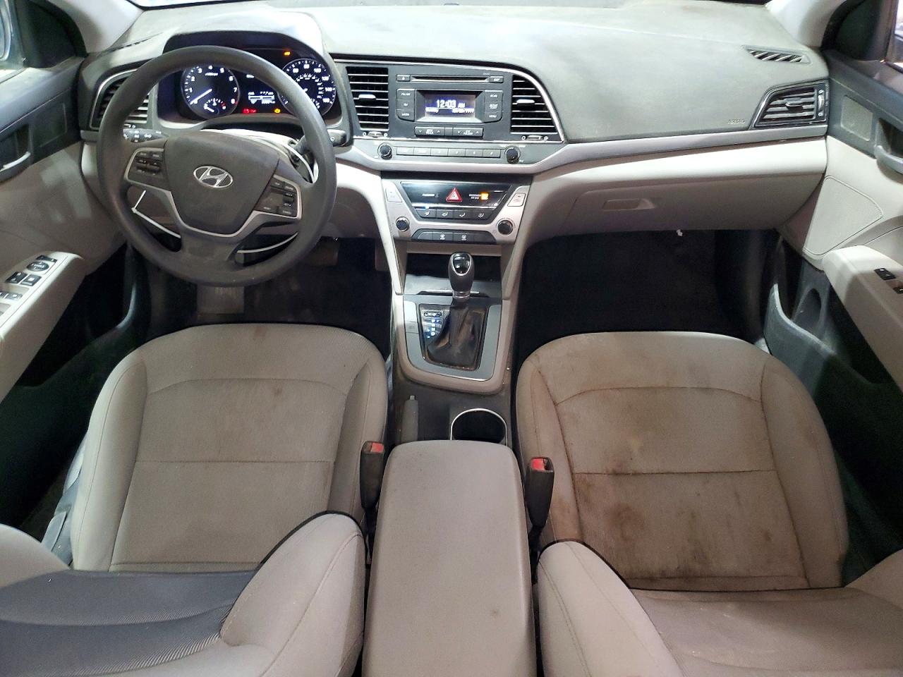 2017 Hyundai Elantra VIN 5NPD74LF6HH209519 COPART salvage auction — Mechanical, MN - NON PUBLIC CLEAN TITLE, sold $2,150 on 2026-07-09 (photo 8)
