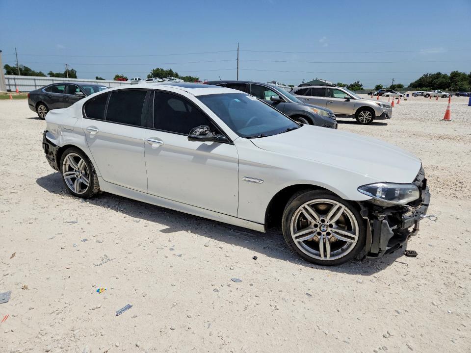 2014 BMW 5er VIN WBA5B1C51ED484321 COPART salvage auction — FRONT END, Tx - Salvage Vehicle Title, sold $850 on 2026-08-06 (photo 4)