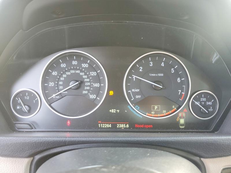 2016 BMW 3er VIN WBA8A3C54GK689206 COPART salvage auction — FRONT END, Va - Certificate Of Title, sold $600 on 2026-07-15 (photo 9)