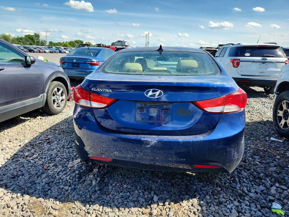 2013 Hyundai VIN KMHDH4AE5DU491252 COPART salvage auction — FRONT END, Il - Salvage Certificate, sold $725 on 2026-07-27 (photo 6)