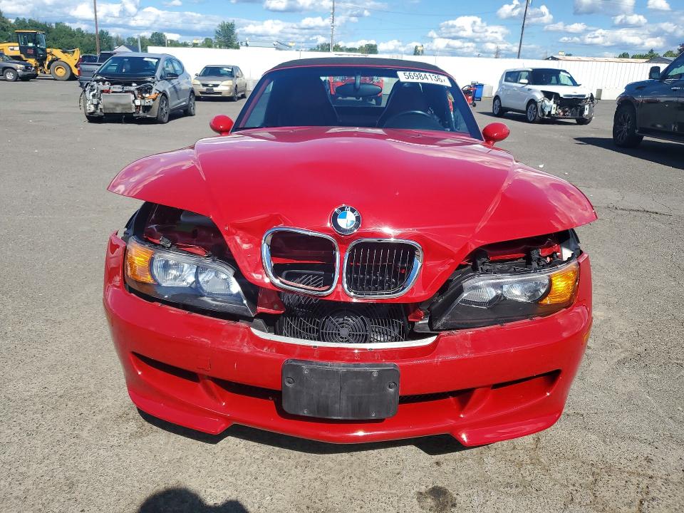 1998 BMW M VIN WBSCK933XWLC86265 COPART salvage auction — FRONT END, Or - Salvage Title Certificate, sold $17,300 on 2026-07-15 (photo 5)