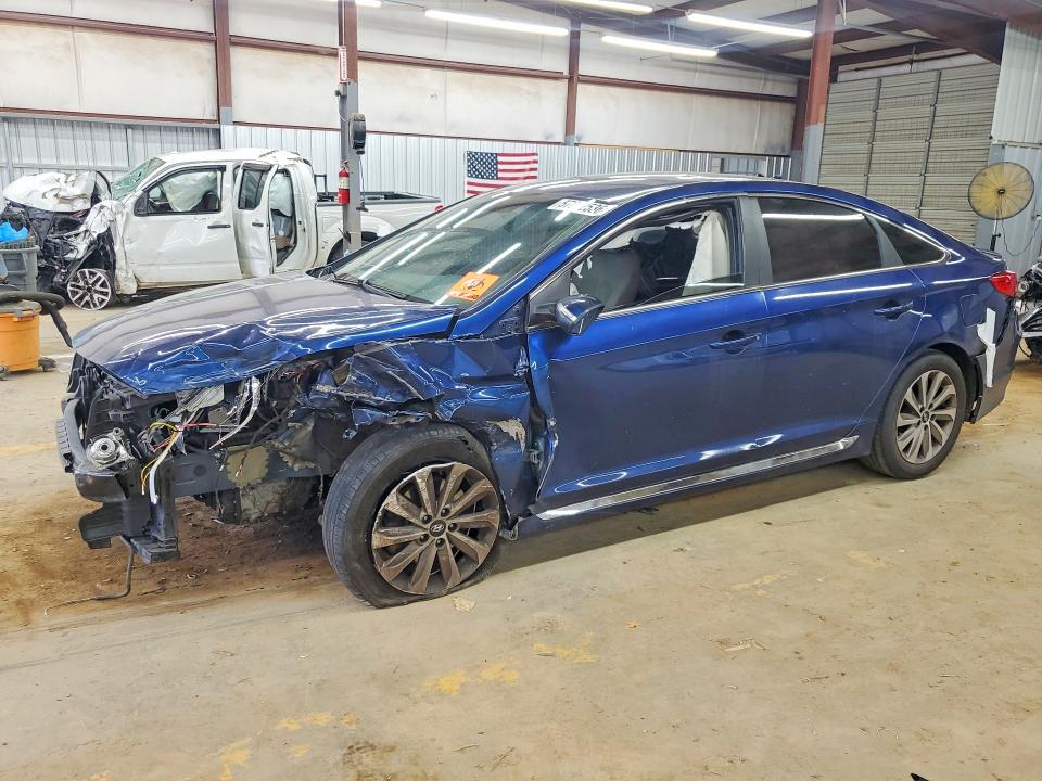 2017 Hyundai Sonata VIN 5NPE34AF2HH556039 COPART salvage auction — FRONT END, Nc - Salvage Certificate Of Title, sold $175 on 2026-07-29 (photo 1)