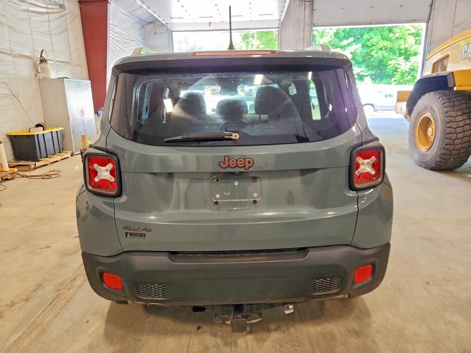 2016 Jeep Renegade VIN ZACCJBBT8GPD87964 COPART salvage auction — MINOR DENT/SCRATCHES, Vt - Certificate Of Title, sold $1,300 on 2026-07-07 (photo 6)