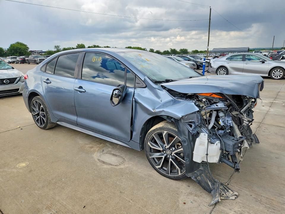 2020 Toyota Corolla VIN JTDS4RCE8LJ011335 COPART salvage auction — FRONT END, Tx - Salvage Vehicle Title, sold $1,550 on 2026-07-27 (photo 4)