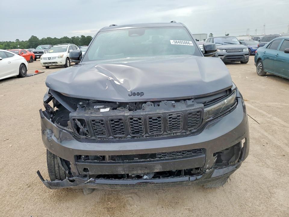 2024 Jeep Grand cherokee l VIN 1C4RJJBG2R8588342 COPART salvage auction — FRONT END, Tx - Salvage Vehicle Title, sold $7,800 on 2026-07-28 (photo 5)