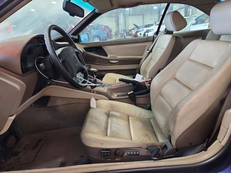 1992 BMW 8er VIN WBAEG1317NCB42654 COPART salvage auction — BURN, Mn - Cert Of Title-Salvage, sold $6,900 on 2026-07-21 (photo 7)