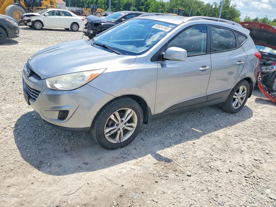 2011 Hyundai Tucson VIN KM8JU3AC7BU127371 COPART salvage auction — FRONT END, Oh - Cert Of Title-Salvage, sold $1,650 on 2026-07-31 (photo 1)