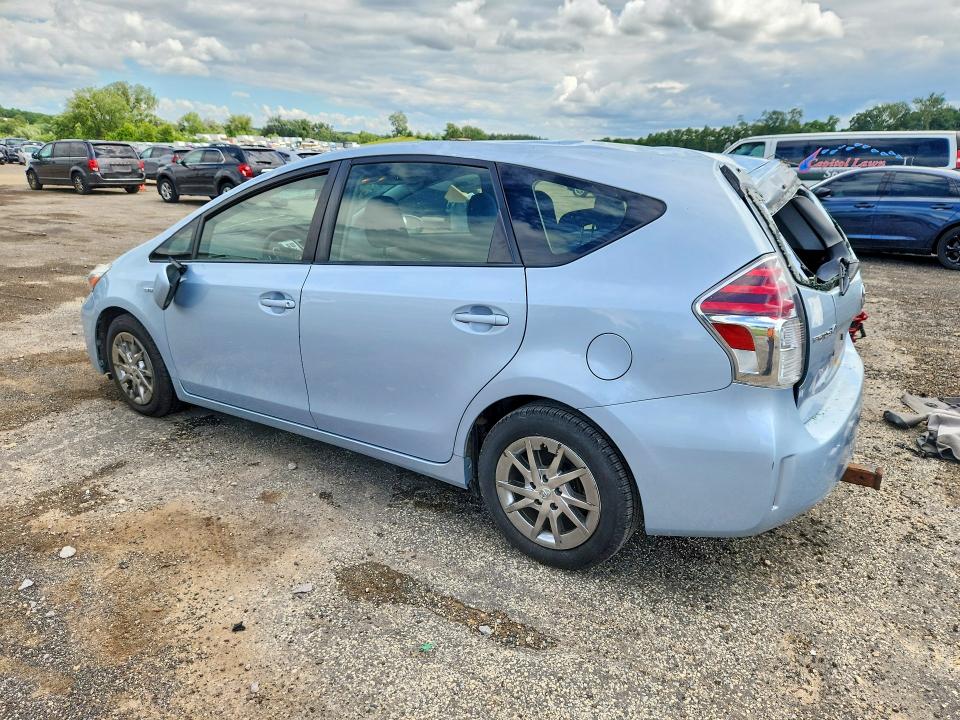2016 Toyota Prius VIN JTDZN3EU0GJ052173 COPART salvage auction — ROOF, Salvage Title, sold $2,350 on 2026-07-14 (photo 2)