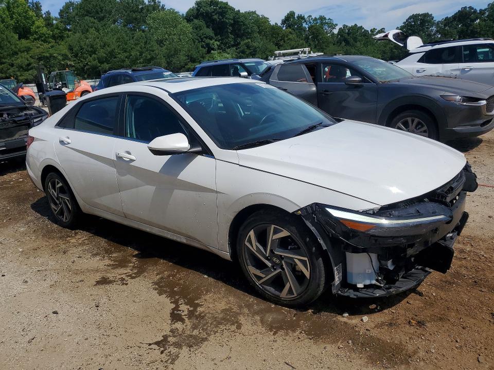 2025 Hyundai Elantra VIN KMHLS4DG3SU962273 COPART salvage auction — FRONT END, GA - CERTIFICATE OF TITLE, sold $6,700 on 2026-07-20 (photo 4)