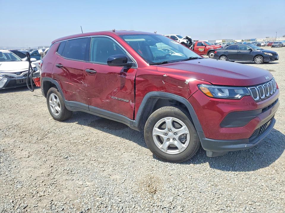 2022 Jeep Compass VIN 3C4NJDABXNT202719 COPART salvage auction — SIDE, Ca - Salvage Certificate, sold $3,750 on 2026-07-28 (photo 4)