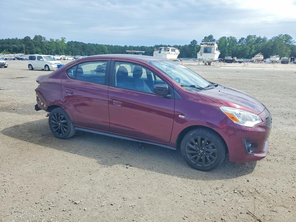 2020 Mitsubishi VIN ML32F4FJ8LHF06640 COPART salvage auction — REAR END, Nc - Salvage Certificate Of Title, sold $2,000 on 2026-07-13 (photo 4)