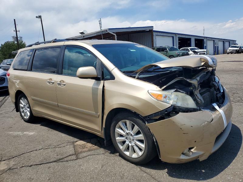 2011 Toyota Sienna VIN 5TDDK3DC9BS014965 COPART salvage auction — FRONT END, Co - Salvage Title, sold $425 on 2026-07-28 (photo 4)