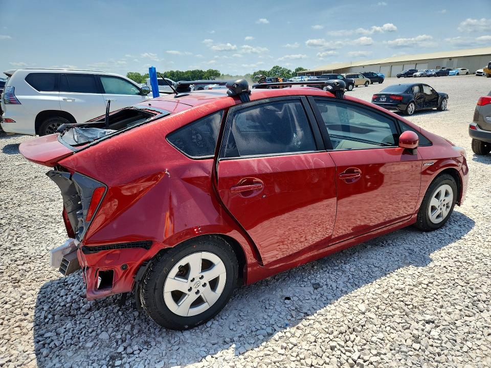 2011 Toyota Prius VIN JTDKN3DU2B5303957 COPART salvage auction — REAR END, Tn - Salvage Certificate, sold $600 on 2026-07-21 (photo 3)