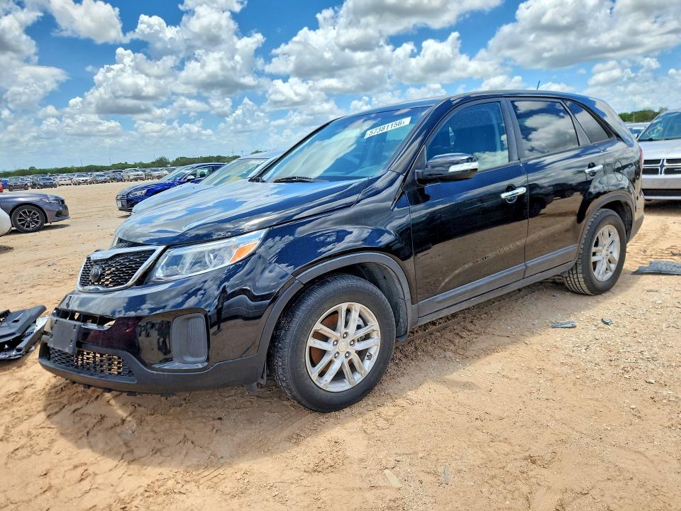2015 Kia Sorento VIN 5XYKT3A61FG601067 COPART salvage auction — FRONT END, TX - SALVAGE VEHICLE TITLE, sold $800 on 2026-07-23 (photo 1)