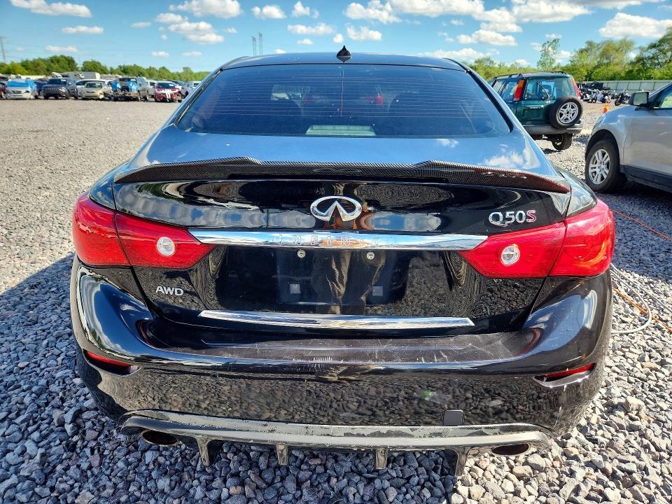 2014 Infiniti VIN JN1BV7AR9EM684906 COPART salvage auction — REAR END, Il - Salvage Certificate, sold $3,700 on 2026-07-20 (photo 6)