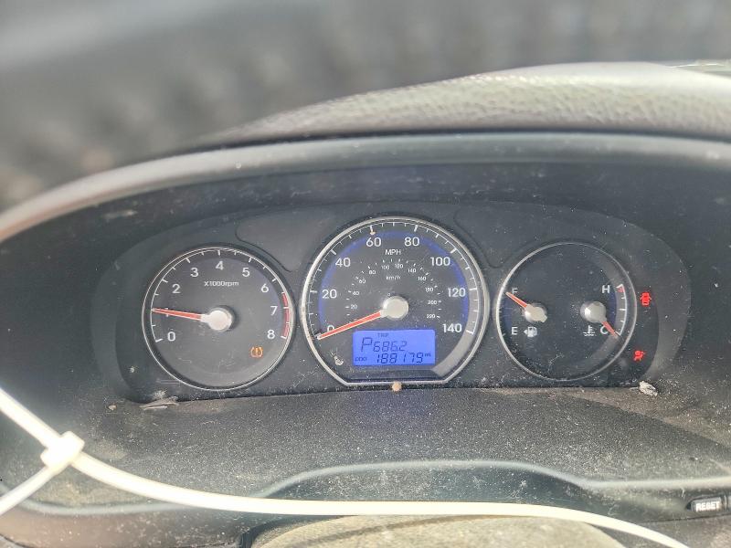 2011 Hyundai Santa fe VIN 5XYZK3AB5BG067788 COPART salvage auction — FRONT END, Oh - Cert Of Title-Salvage, sold $325 on 2026-07-07 (photo 9)