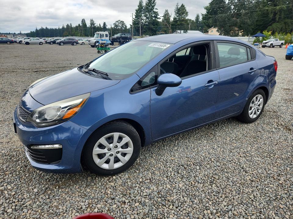 2016 Kia Rio VIN KNADM4A35G6691553 COPART salvage auction — FRONT END, Wa - Bill Of Sale, sold $475 on 2026-07-14 (photo 1)