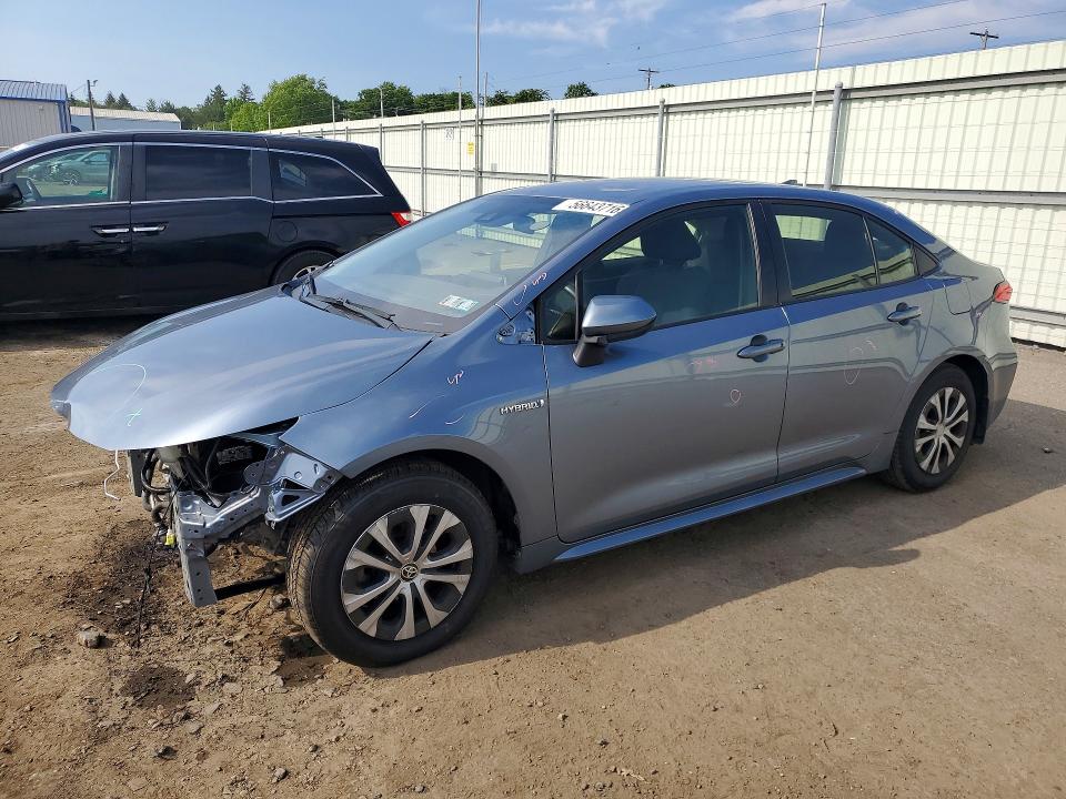 2021 Toyota Corolla VIN JTDEAMDE9MJ013085 COPART salvage auction — FRONT END, Pa - Certificate Of Salvage, sold $4,900 on 2026-07-10 (photo 1)