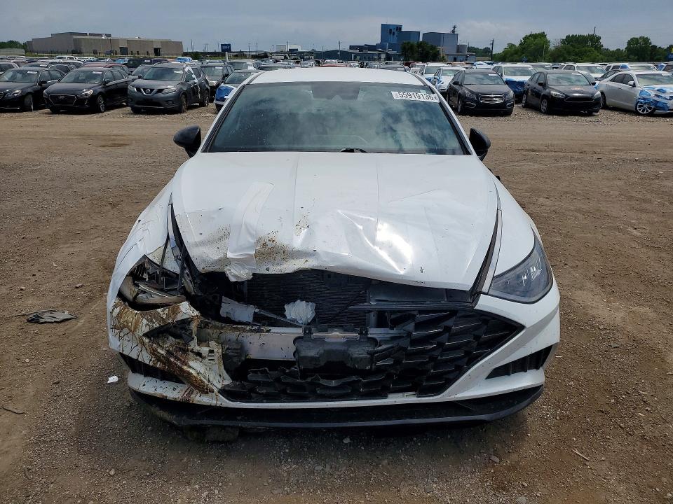 2020 Hyundai Sonata VIN 5NPEJ4J23LH016579 COPART salvage auction — FRONT END, Ia - Cert Of Title-Salvage Title, sold $4,500 on 2026-07-17 (photo 5)