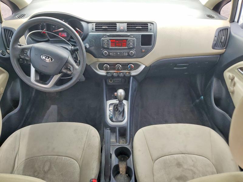 2013 Kia Rio VIN KNADM4A30D6293579 COPART salvage auction — VANDALISM, Nv - Salvage Title, sold $500 on 2026-07-30 (photo 8)