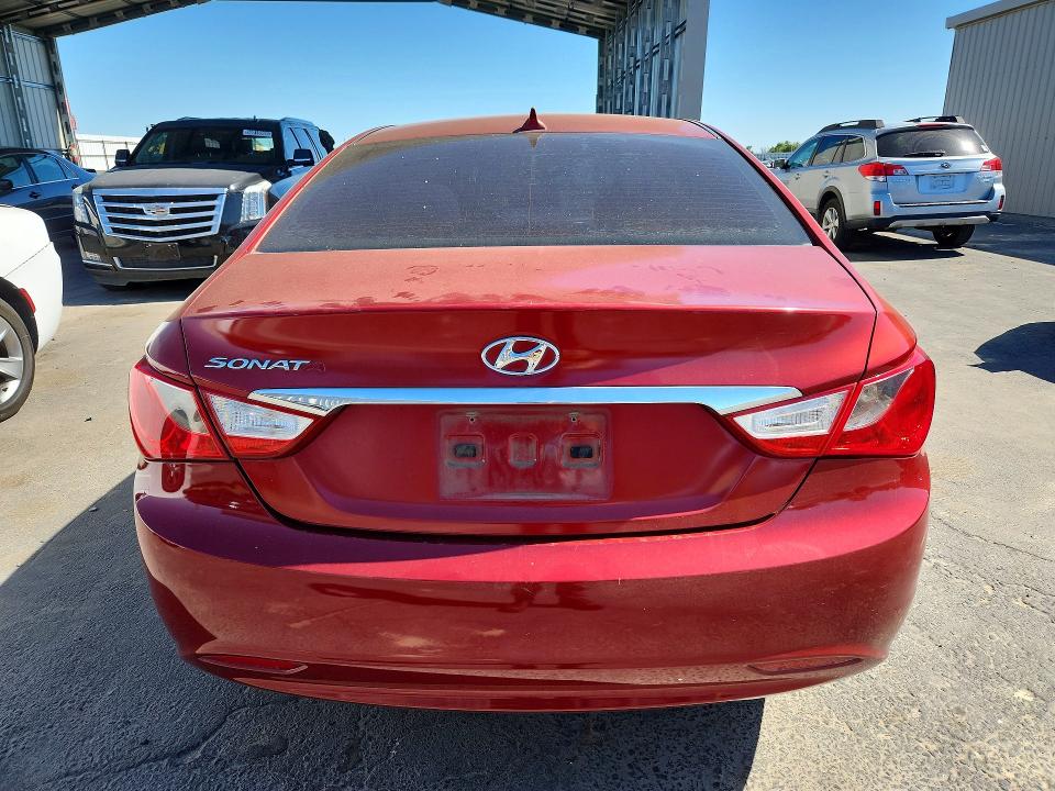 2013 Hyundai Sonata VIN 5NPEB4ACXDH563078 COPART salvage auction — VANDALISM, CA - SALVAGE CERTIFICATE, sold $975 on 2026-07-16 (photo 6)