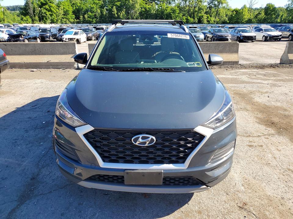 2021 Hyundai Tucson VIN KM8J3CAL4MU355642 COPART salvage auction — REAR END, Ny - Mv-907A Salvage Certificate, sold $3,300 on 2026-07-19 (photo 5)