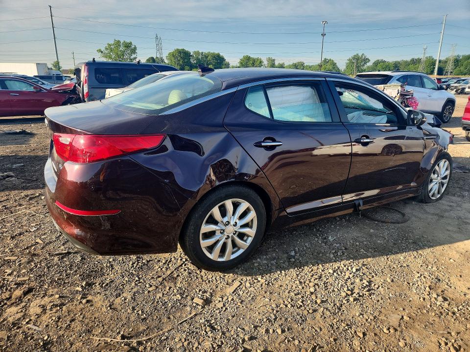 2014 Kia Optima VIN 5XXGN4A79EG288660 COPART salvage auction — FRONT END, Mi - Certificate Of Title, sold $325 on 2026-07-28 (photo 3)