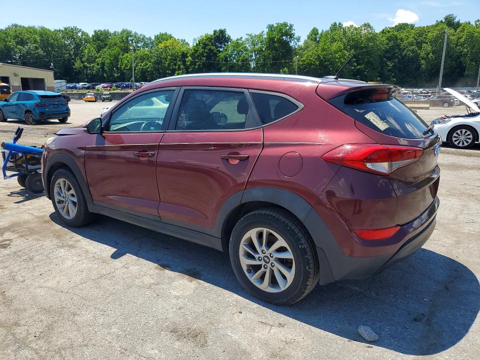 2016 Hyundai Tucson VIN KM8J3CA24GU124347 COPART salvage auction — FRONT END, Ny - Certificate Of Title, sold $2,500 on 2026-07-14 (photo 2)