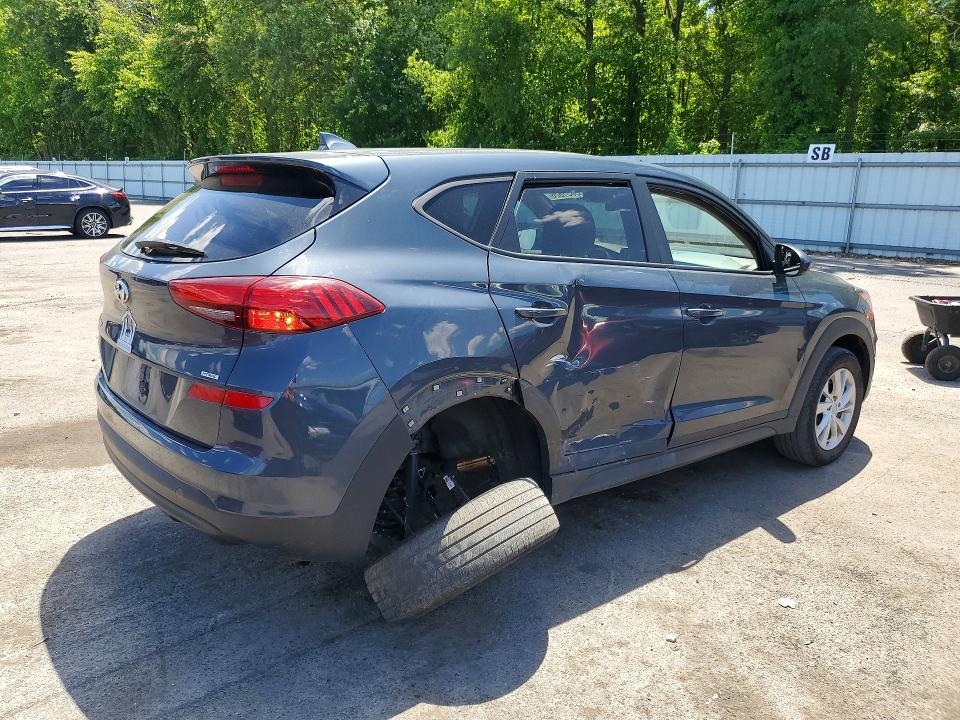 2021 Hyundai Tucson VIN KM8J2CA41MU374869 COPART salvage auction — REAR END, Nj - Cert Of Title-Salvage, sold $3,600 on 2026-07-21 (photo 3)