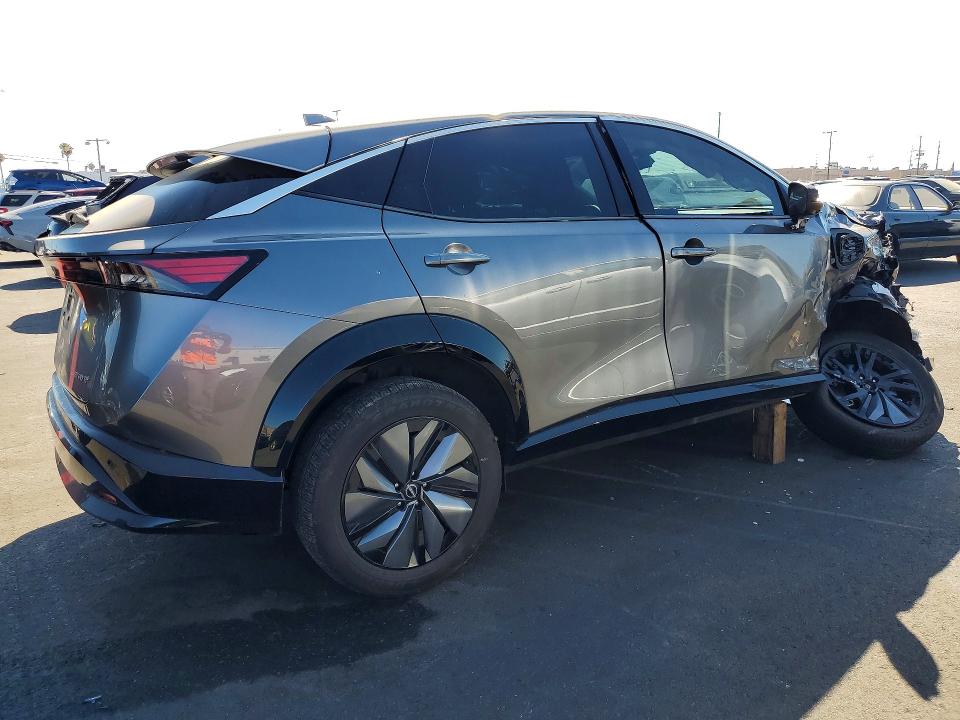 2025 Nissan Ariya VIN JN8BF0BE1SM464446 COPART salvage auction — FRONT END, Ca - Salvage Certificate, sold $5,500 on 2026-07-20 (photo 3)