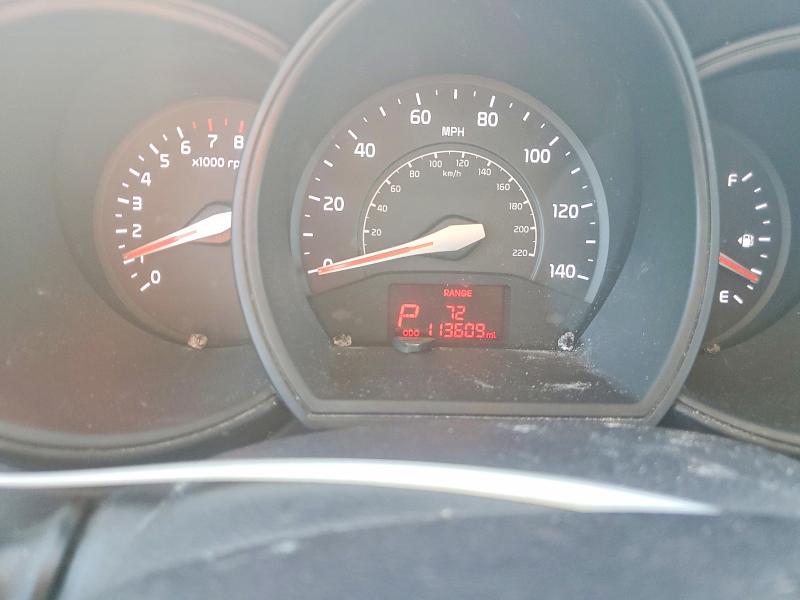 2012 Kia VIN KNADN4A30C6075704 COPART salvage auction — FRONT END, Fl - Cert Of Title Slvg Rebuildable, sold $400 on 2026-07-10 (photo 9)
