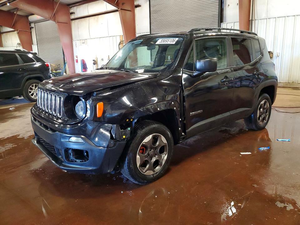 2016 Jeep VIN ZACCJBAT5GPE32635 COPART salvage auction — FRONT END, MI - CERTIFICATE OF TITLE, sold $600 on 2026-07-24 (photo 1)