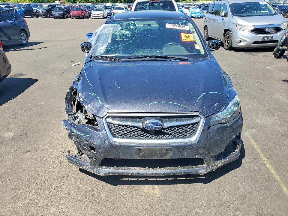2016 Subaru Impreza VIN JF1GJAB6XGH022477 COPART salvage auction — FRONT END, Or - Salvage Title Certificate, sold $525 on 2026-07-22 (photo 5)