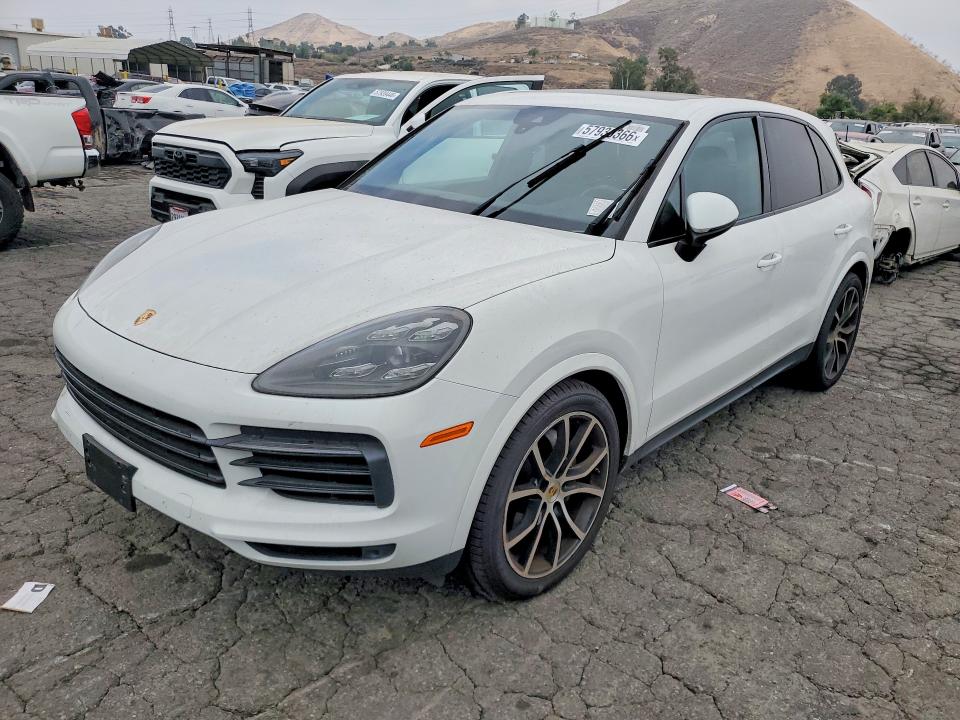 2019 Porsche Cayenne VIN WP1AA2AY1KDA10970 COPART salvage auction — MINOR DENT/SCRATCHES, Ca - Dis/Dlr/Exp Only Clean Title (P), sold $19,900 on 2026-07-18 (photo 1)