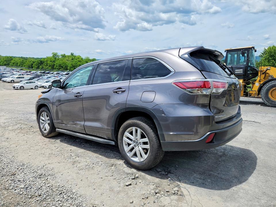 2016 Toyota VIN 5TDZARFHXGS023007 COPART salvage auction — FRONT END, Pa - Certificate Of Salvage, sold $3,350 on 2026-07-02 (photo 2)
