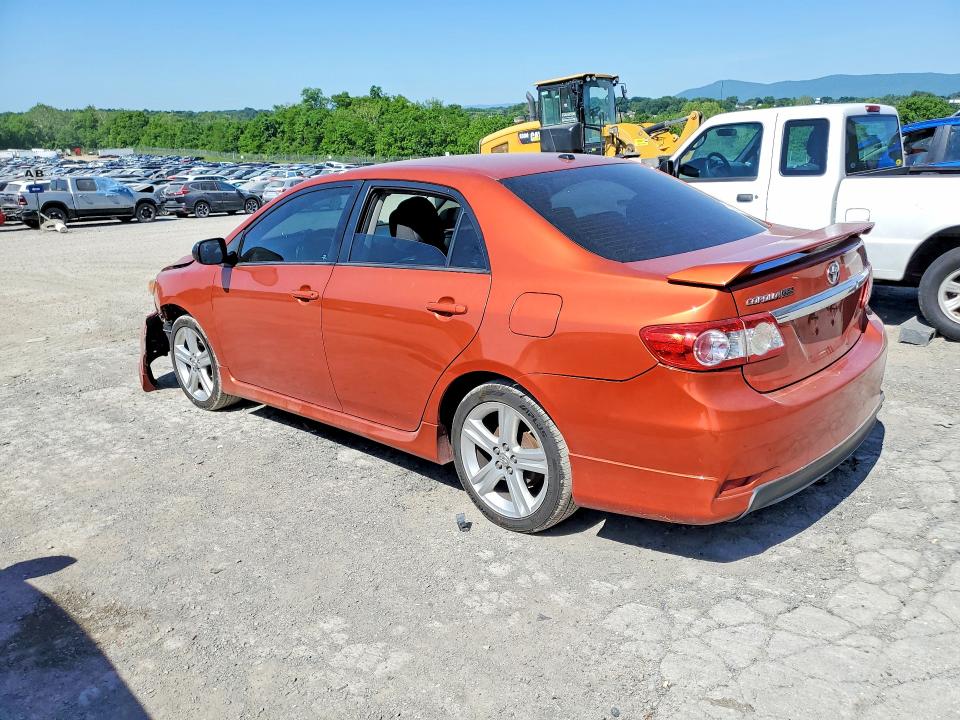2013 Toyota Corolla VIN 2T1BU4EE2DC075965 COPART salvage auction — FRONT END, Pa - Certificate Of Salvage, sold $3,300 on 2026-07-02 (photo 2)