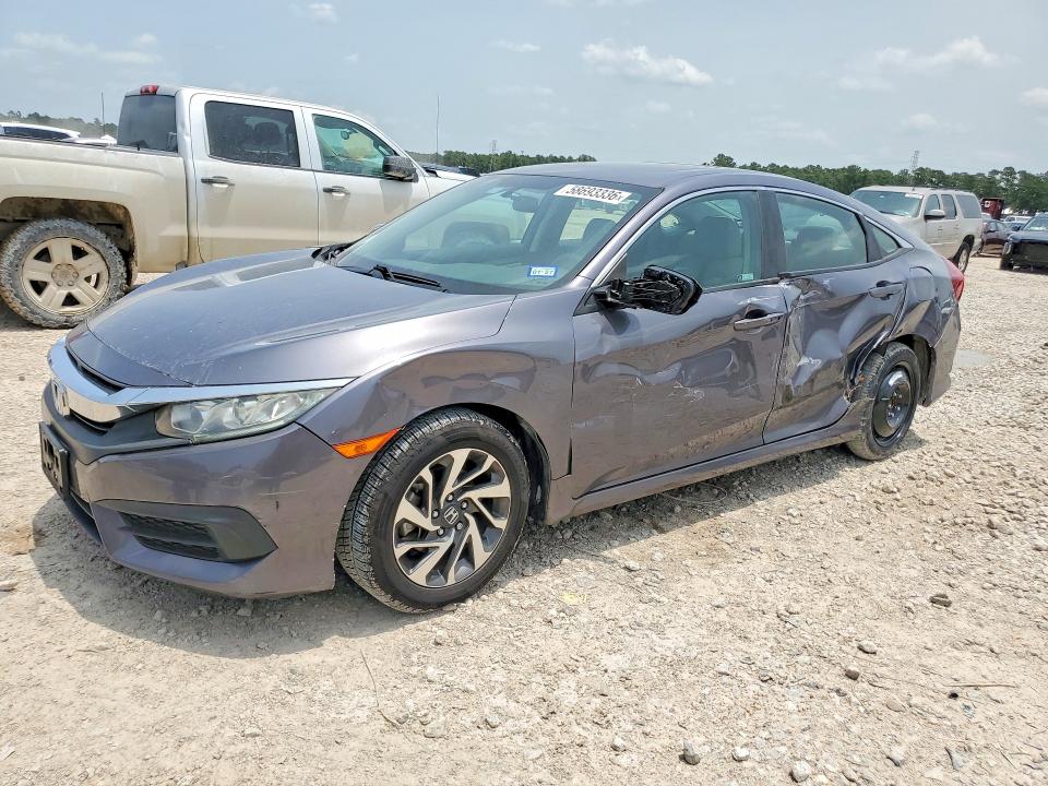 2018 Honda VIN 19XFC2F74JE040947 COPART salvage auction — SIDE, Tx - Salvage Vehicle Title, sold $5,600 on 2026-07-24 (photo 1)