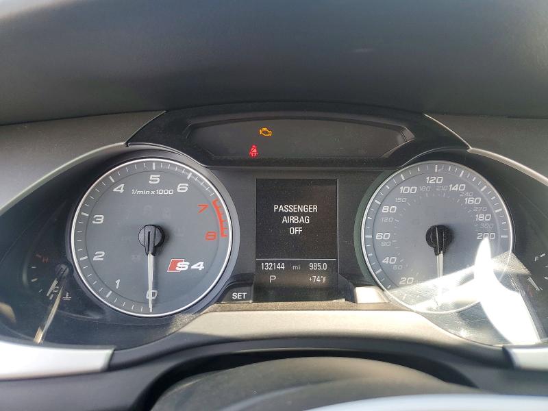 2011 Audi Rs4 VIN WAUBGAFL0BA066182 COPART salvage auction — MECHANICAL, Ca - Dis/Dlr/Exp Only Clean Title, sold $3,500 on 2026-07-08 (photo 9)