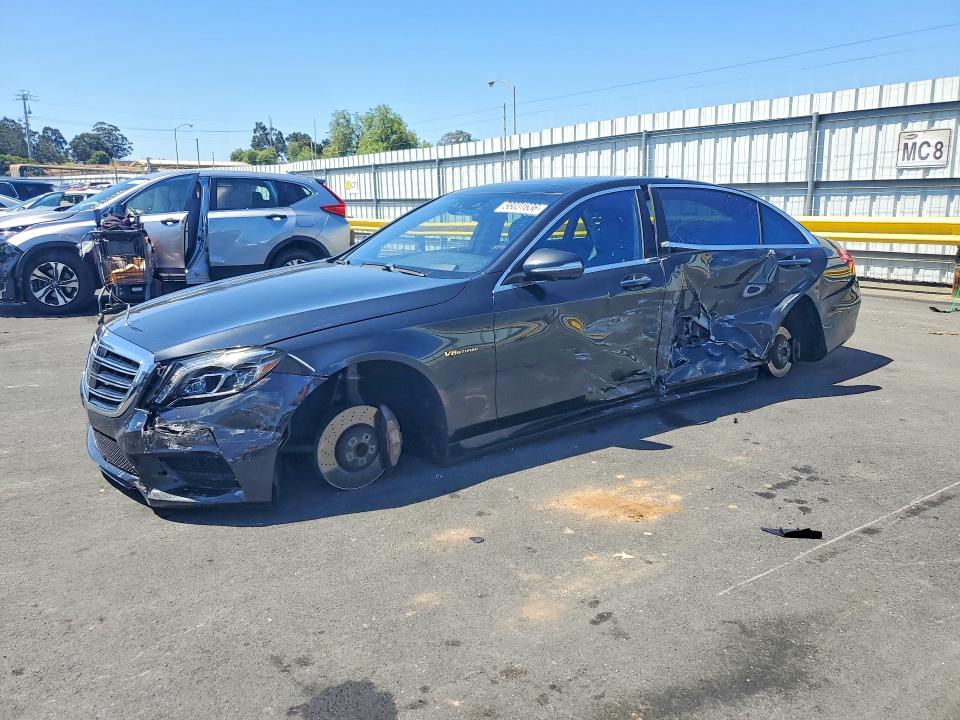 2015 Mercedes-benz S-klasse VIN WDDUG8CB2FA156655 COPART salvage auction — SIDE, Ca - Salvage Certificate, sold $4,850 on 2026-07-13 (photo 1)