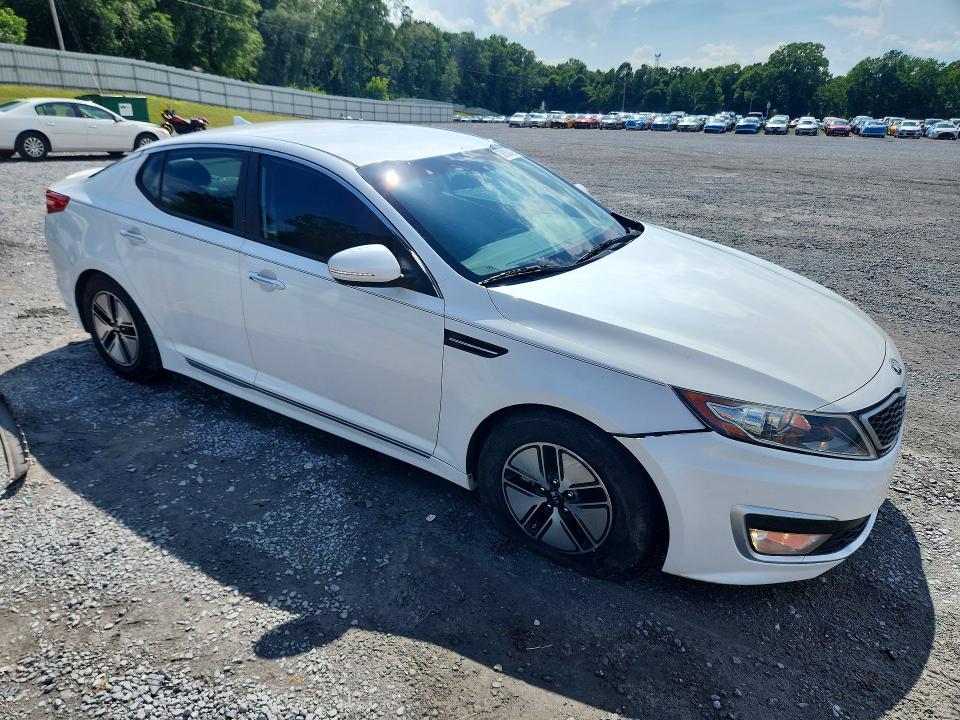 2012 Kia Optima VIN KNAGM4AD5C5027954 COPART salvage auction — FRONT END, Nc - Salvage Certificate Of Title, sold $200 on 2026-07-29 (photo 4)