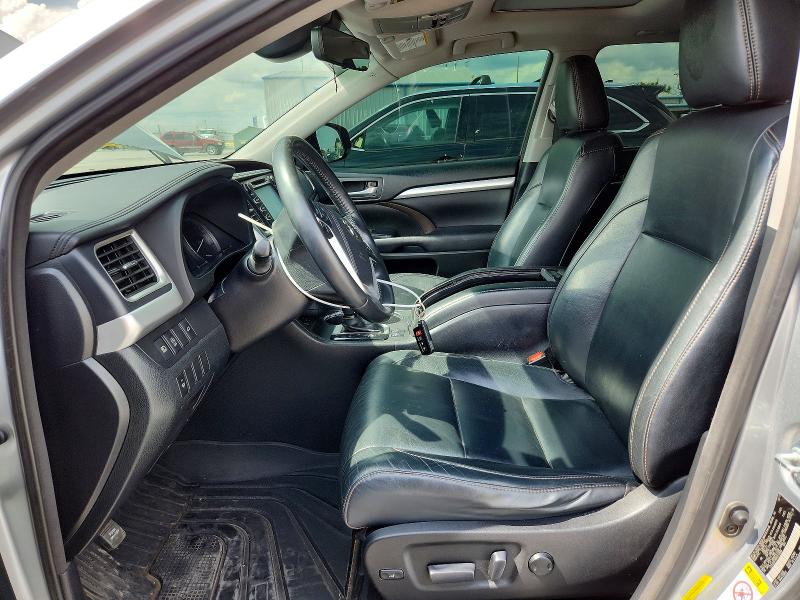 2017 Toyota Highlander VIN 5TDJZRFH5HS512888 COPART salvage auction — FRONT END, Ok - Cert Of Title-Salvage, sold $9,000 on 2026-07-06 (photo 7)