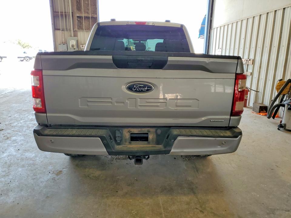 2021 Ford F-150 VIN 1FTEW1CP1MKD48127 COPART salvage auction — FRONT END, Tx - Salvage Vehicle Title, sold $8,900 on 2026-07-31 (photo 6)