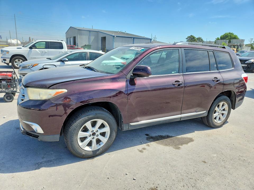 2011 Toyota Highlander VIN 5TDZK3EH7BS036463 COPART salvage auction — MECHANICAL, OK - CERTIFICATE OF TITLE (P), sold $5,200 on 2026-07-29 (photo 1)