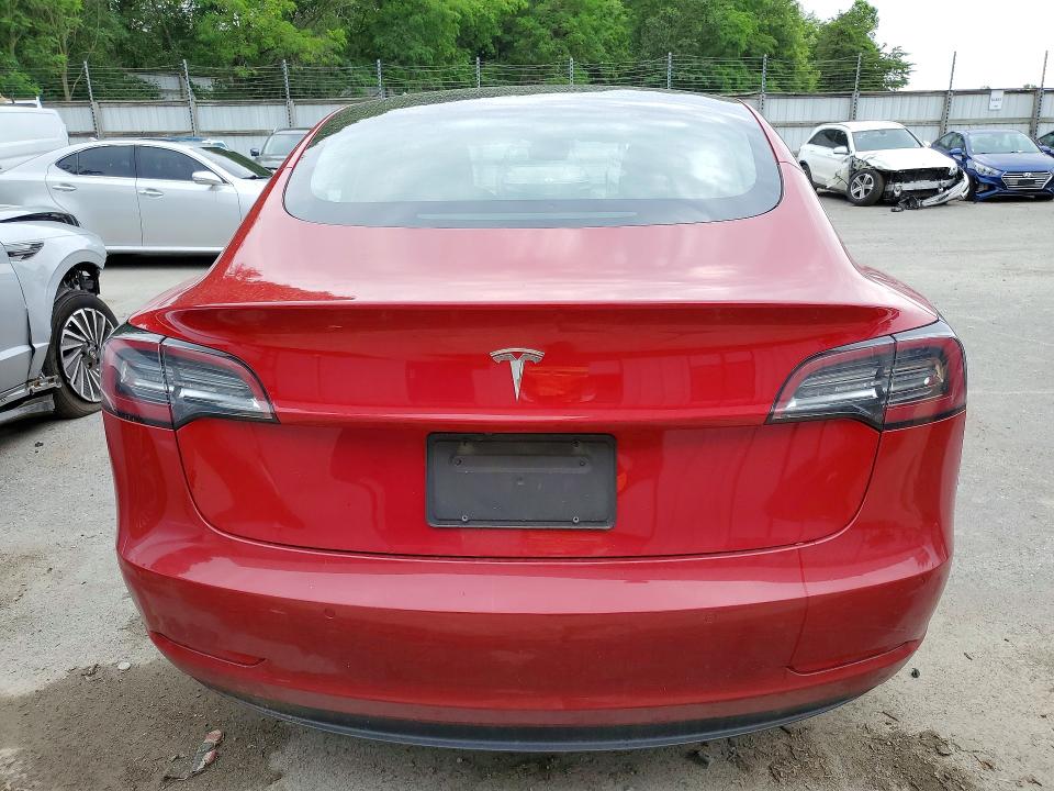 2022 Tesla Model 3 VIN 5YJ3E1EA7NF369470 COPART salvage auction — UNDERCARRIAGE, PA - CERT OF TITLE, sold $9,300 on 2026-07-08 (photo 6)
