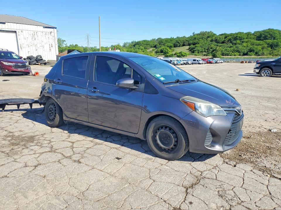 2015 Toyota Yaris VIN VNKKTUD33FA046539 COPART salvage auction — REAR END, Il - Salvage Certificate, sold $1,900 on 2026-07-31 (photo 4)