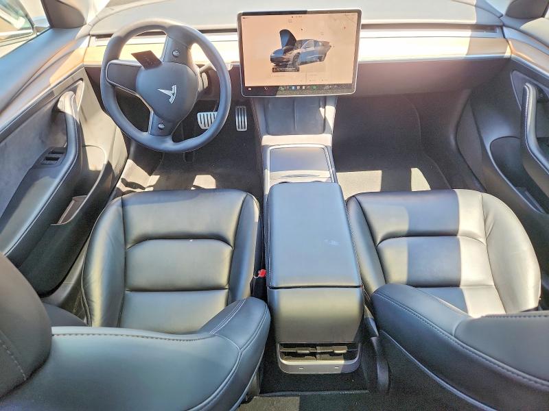 2023 Tesla VIN 5YJ3E1EC0PF398474 COPART salvage auction — SIDE, Ca - Salvage Certificate, sold $12,600 on 2026-07-08 (photo 8)