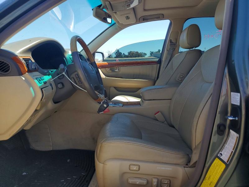 2006 Lexus Ls 430 VIN JTHBN36F265053204 COPART salvage auction — FRONT END, CA - SALVAGE CERTIFICATE, sold $325 on 2026-07-22 (photo 7)
