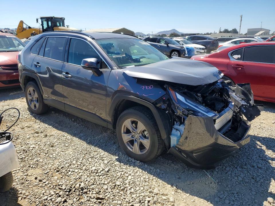 2025 Toyota VIN JTMRWRFV3SJ063670 COPART salvage auction — FRONT END, Ca - Salvage Certificate, sold $13,900 on 2026-07-02 (photo 4)