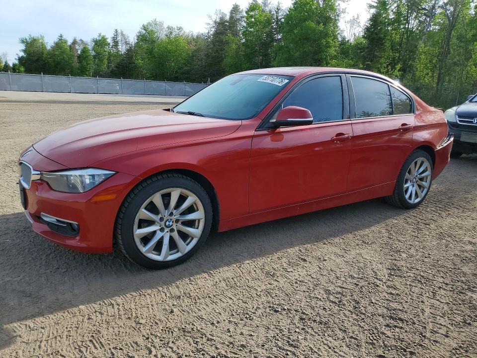 2013 BMW 3 series VIN WBA3C3C52DF979212 COPART salvage auction — REAR END, ON - PERMIT NO BRAND - UNFIT, sold $1,800 on 2026-07-16 (photo 1)